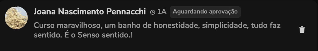 Depoimento de Joana Nascimento Pennacchi