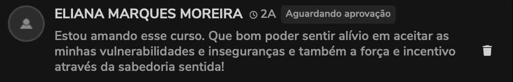Depoimento de Eliana Marques Moreira